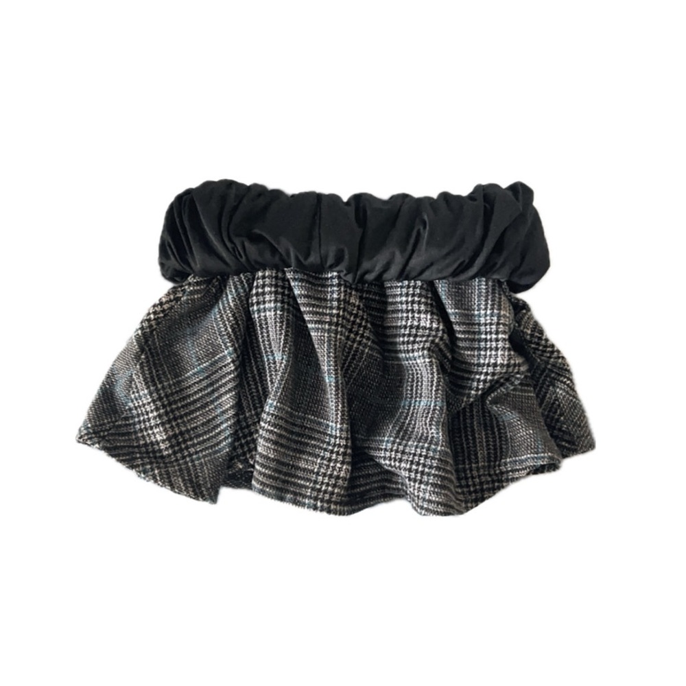 Plaid miniskirt